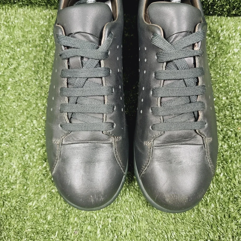 Camper Pelotas Dark Green Leather Casual Comfort Sneakers Womens US 7.5 8‎ EU 38